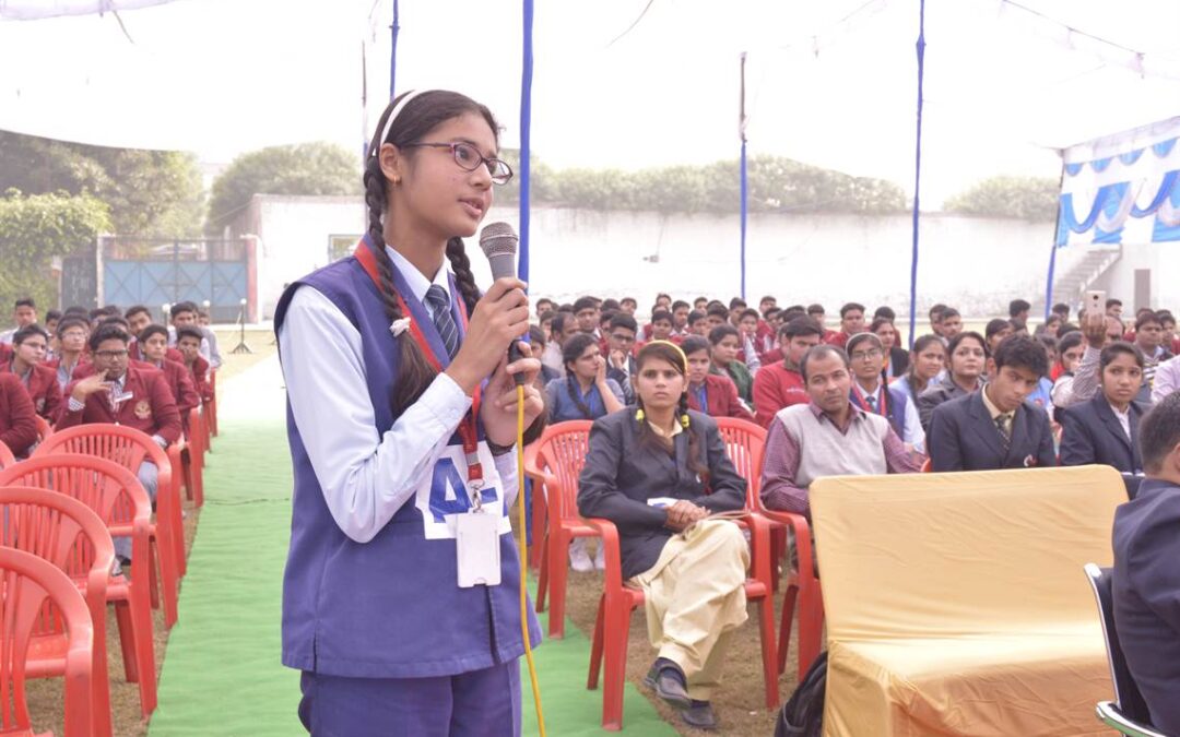 Crossfire 2017- English Debating Competition at Golden Heart Academy, Khatauli, Muzaffarnagar